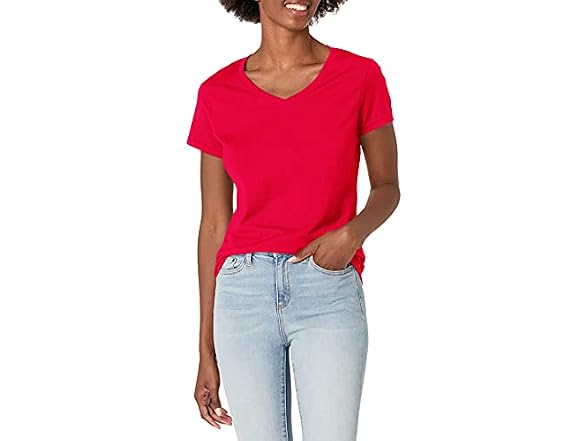 Hanes Women X-temp V-neck T-shirt