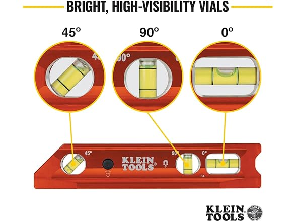 Klein Tools 935RBLT Level 9" Lighted