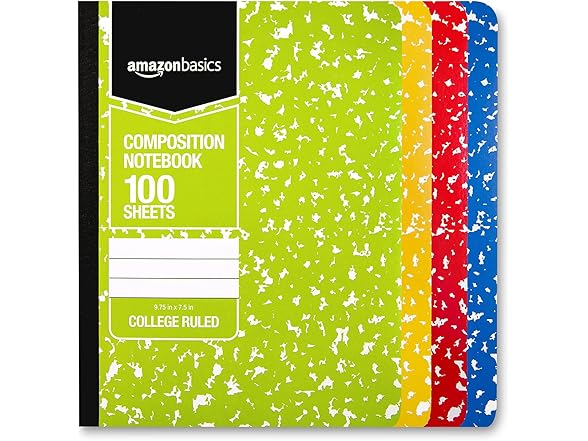 Amazon Basics Amazon Basics College Ruled Composition