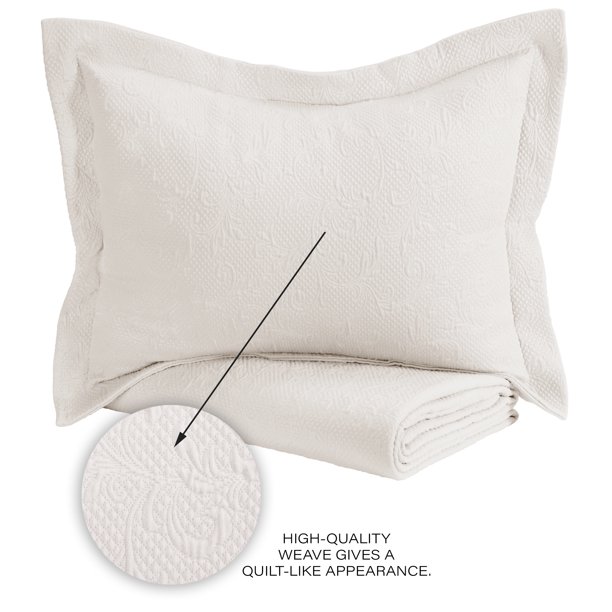 3-Piece Cotton Matelassé Bedspread Set - Gallery 12