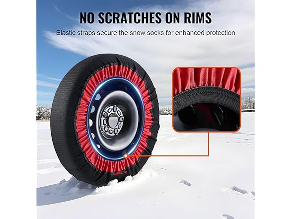 VEVOR Thickened Snow Socks for Tires