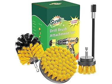 $14.99, Was $39.95, 62% Off! SCRUBIT Drill Brush Attachment Set dealfomo