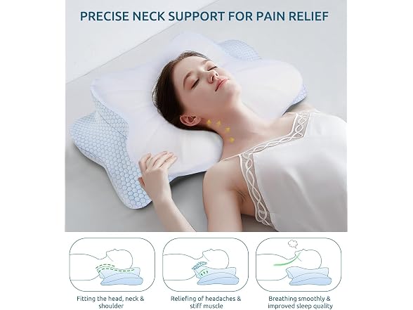 FAIORD Cervical Memory Foam Pillow