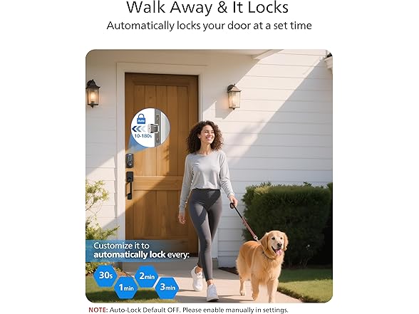 Philips Wi-Fi Smart Door Lock Deadbolt with Handle Set