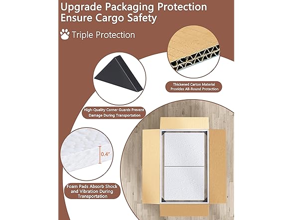 Piskyet Wood Topper for 30" Dog Crate