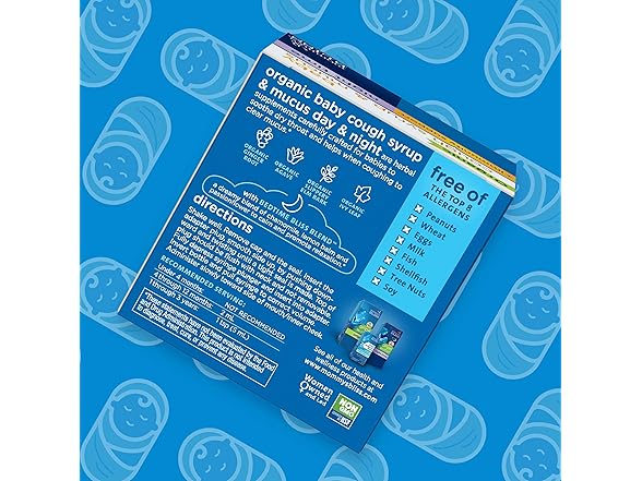 2PK Mommy's Bliss Organic Baby Cough Syrup & Mucus Relief