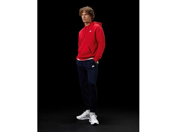 Nike Men's Club Knit Joggers, Obsidian/W