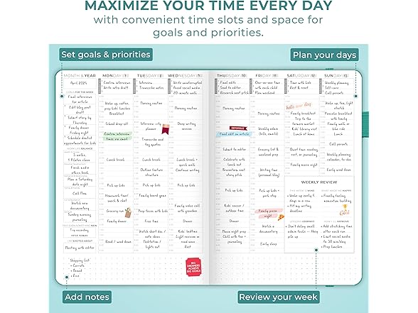 Weekly & Monthly Schedule Planner - Gallery 6