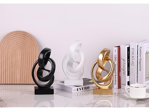 Modern Abstract Knot Sculpture