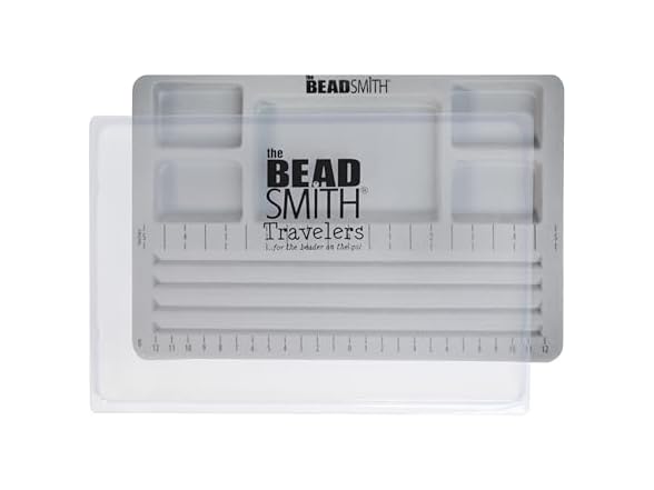 Beadsmith Mini Bead Board Grey Flocked