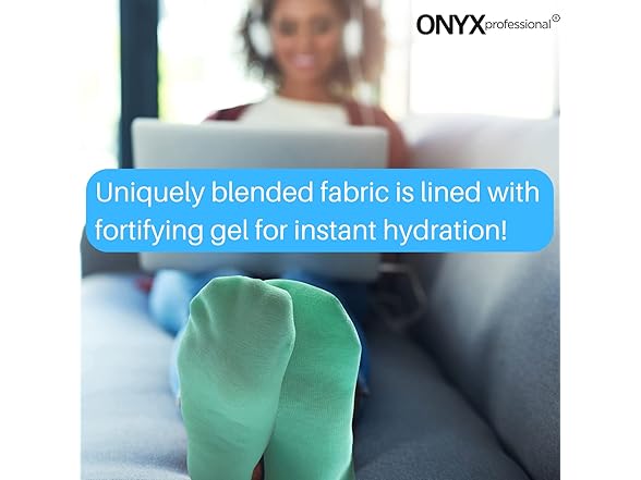 Onyx Professional Gel Moisturizing Socks