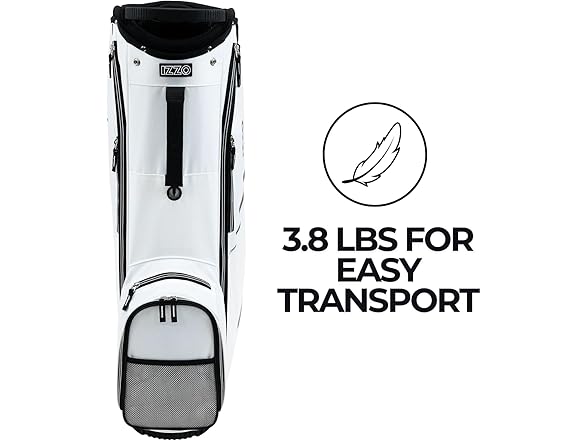 Izzo Ultra Lite Golf Bag, Cart Bag (White) (Open Box)