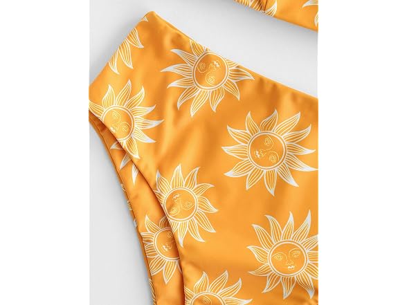 Zaful Women (S) Keyhole Tied High Waisted Swimsuit