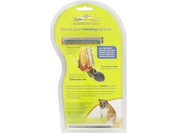 FURminator Short Hair deShedding Tool for Medium Dogs