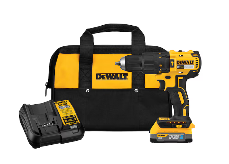 DEWALT DCD778E1 POWERSTACK 1/2in 20V MAX Hammer Drill Kit - Gallery 2