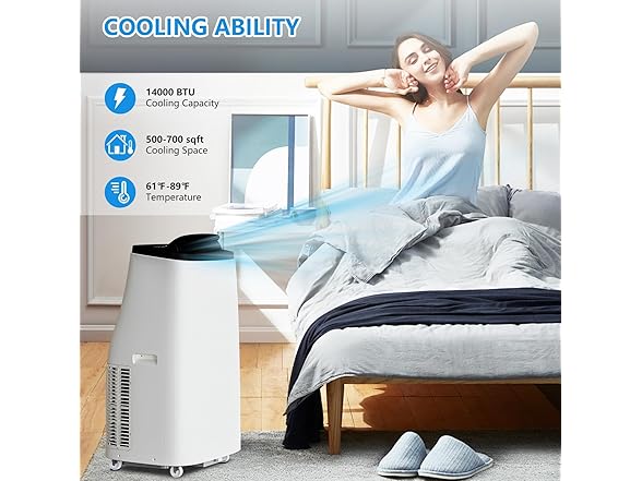 AutoSteelix 14,000 BTU Portable Air Conditioner