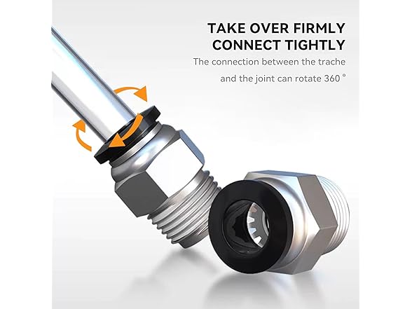 NANLACH Push Connect Fittings 1/2" 10pk