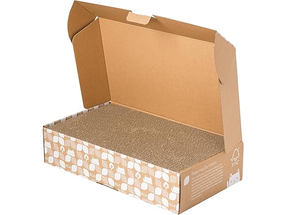 Kitty City Sustainability FSC Scratcher 4 Pack