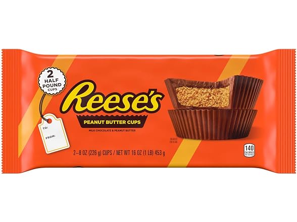 Reeses Half Pound Peanut Butter Cups 16 oz