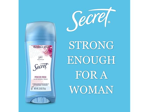 Secret Antiperspirant and Deodorant for Women, 2