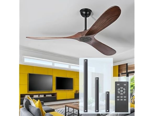 Zronon Outdoor Ceiling Fan No Light