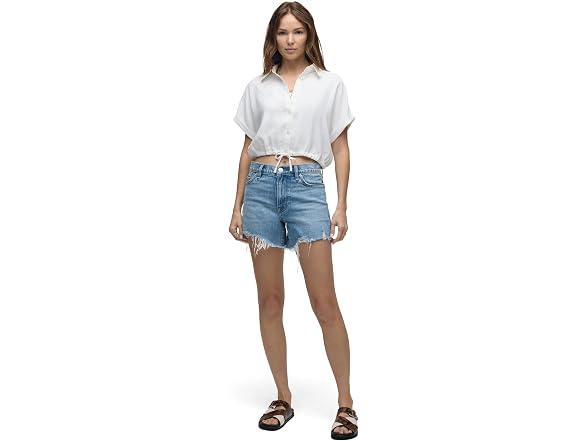 HUDSON Women's Drawstring Button Down