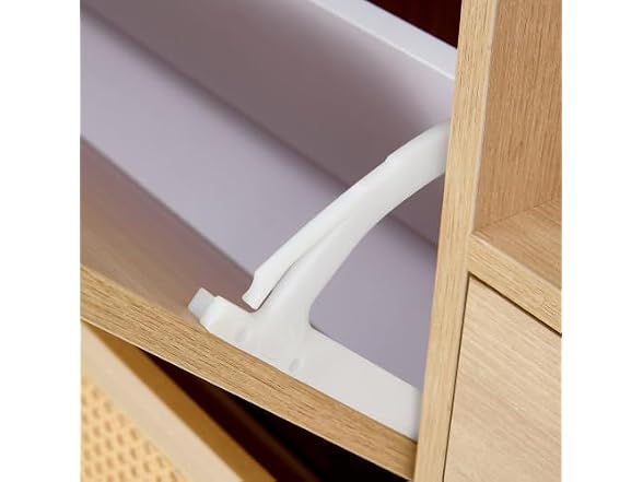 GIA 4-Door Rattan Storage Cabinet