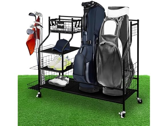 Yes4All Golf Storage Garage Organizer