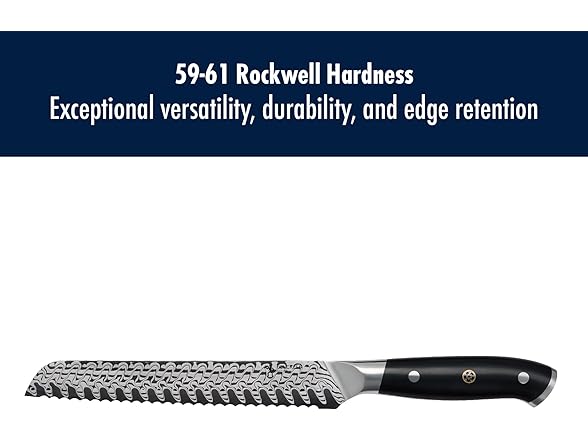 HENCKELS Compass Damascus 8-inch Damascus Bread Knife