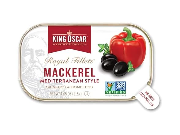 King Oscar Skinless & Boneless Mackerel Fillets