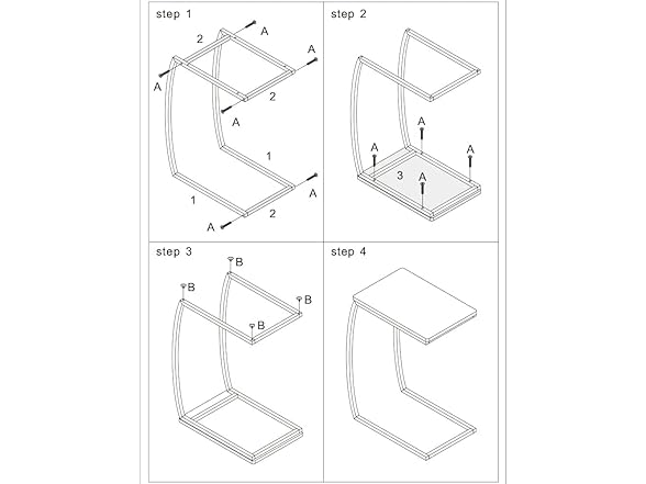 AZL1 Life Concept Utility Sofa End Table