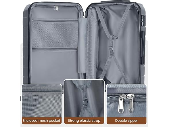 ExoRoute 3-Piece Hardshell Luggage Set