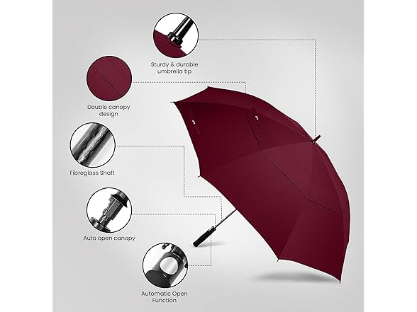 JPAXI Golf Umbrella Windproof