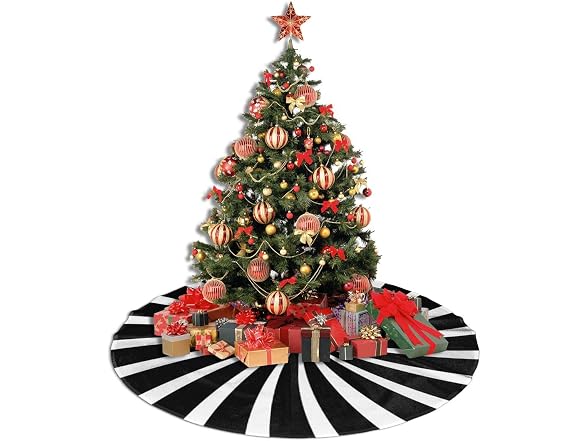MSGUIDE Black and White Christmas Tree S - Gallery 4