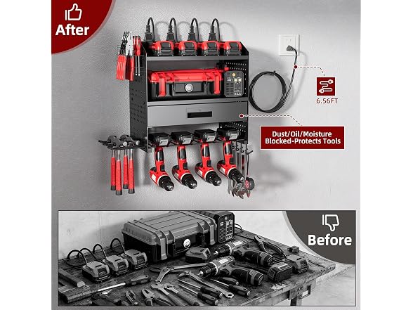 SEENWUUN Power Tool Organizer Mount