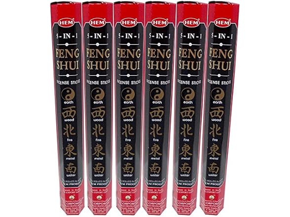 HEM Feng Shui 5-In-1 - 20 Stick Hex Tube