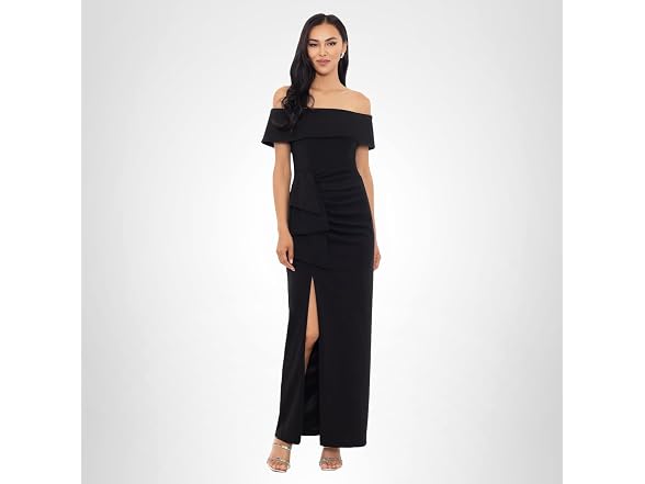 Xscape Women's Long Off The Shoulder