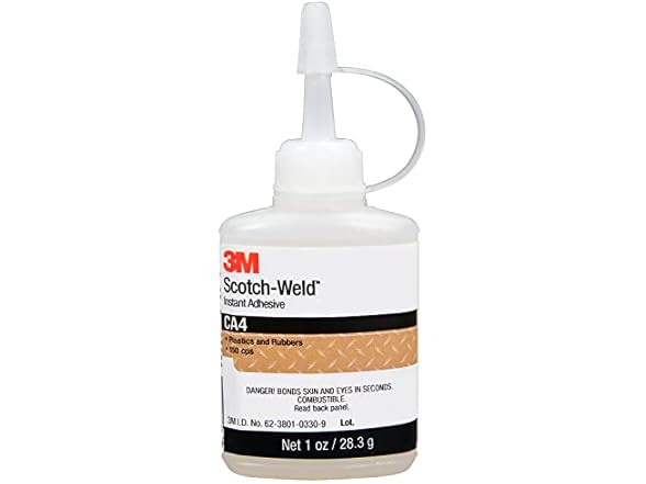 3M Scotch-Weld Instant Adhesive CA40, Clear
