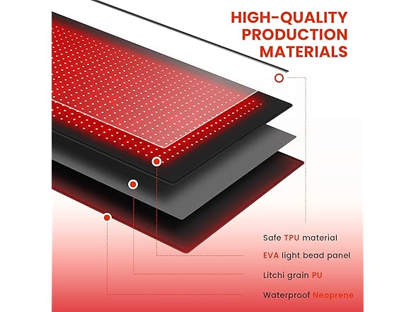 Red Light Therapy Mat w/ Lounge Chair