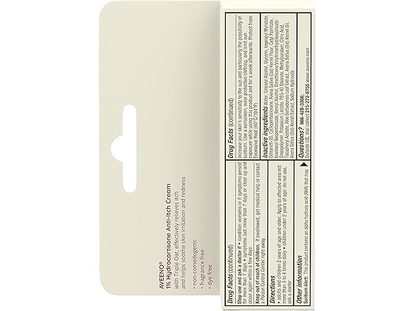 Aveeno Maximum Strength 1% Hydrocortisone Anti-Itch Cream