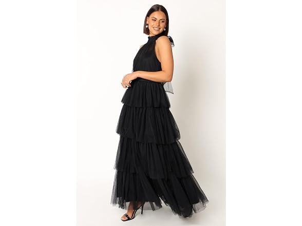 Petal & Pup (S) Frances Halterneck Maxi Dress