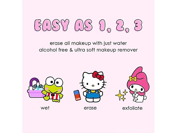 MakeUp Eraser Hello Kitty and Friends