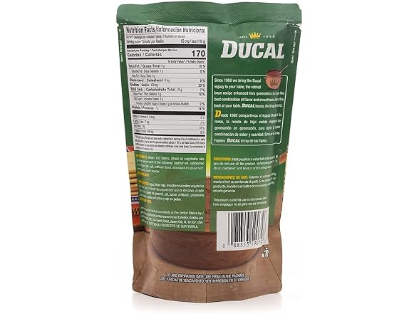 Ducal Refried Black Beans 14.1oz