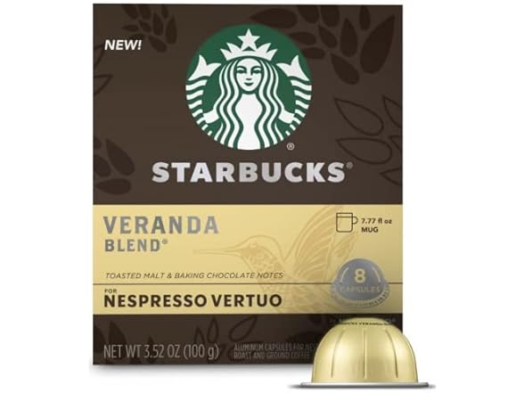 Starbucks® Veranda Blend Vertuo Nespresso Pods