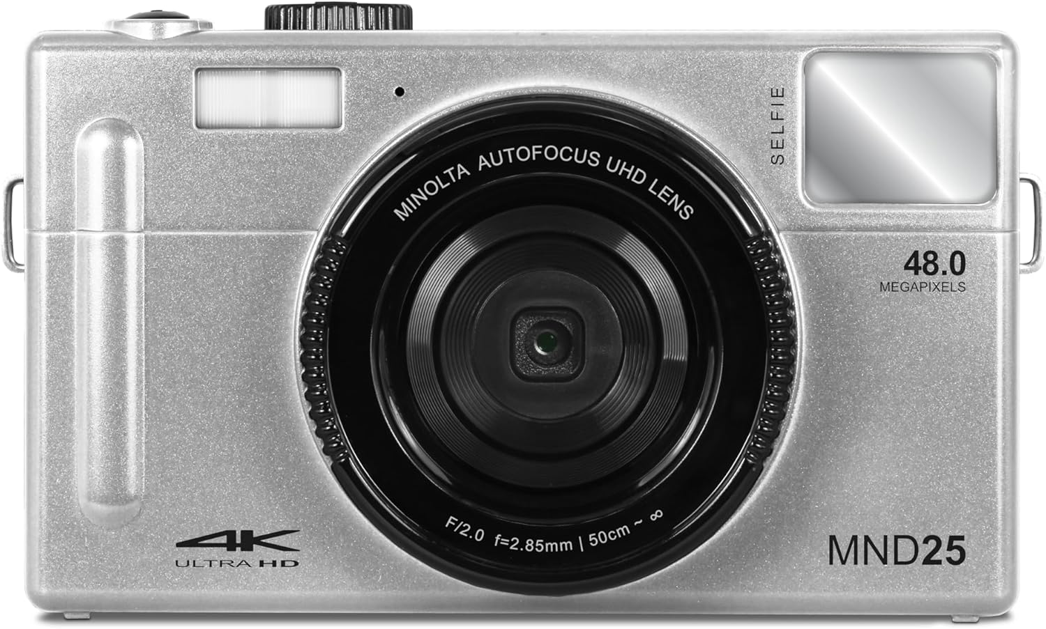 (NEW) Minolta MND25 48 MP Autofocus / 4K Ultra HD Camera w/Selfie Mirror - Gallery 9