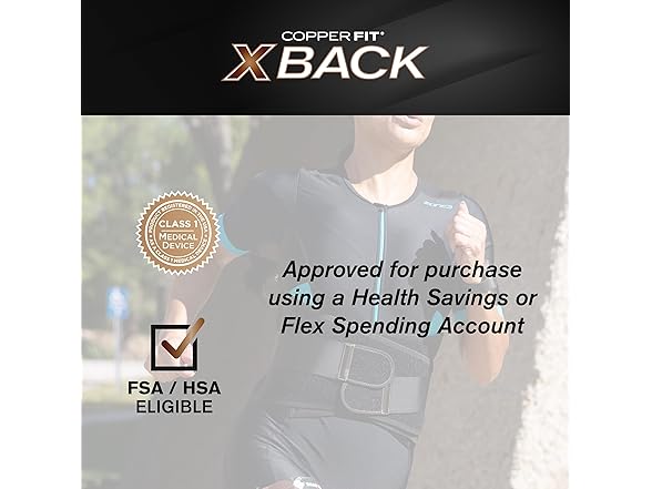Copper Fit X-Back Brace for Back Pain