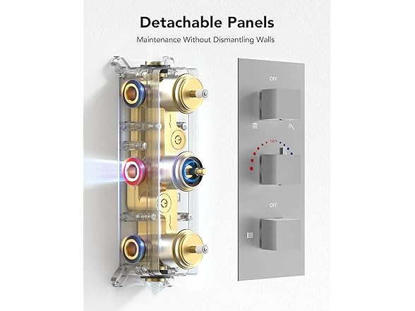 EVERSTEIN SFS-1016-NK12 Shower System 12", Nickel