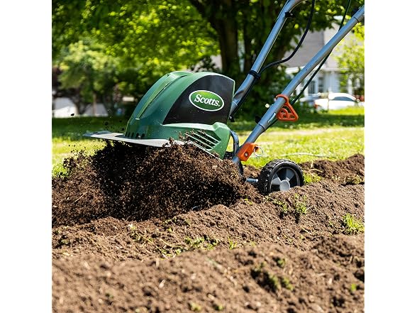 Scotts Outdoor Garden Tiller, 16", 13.5-Amp