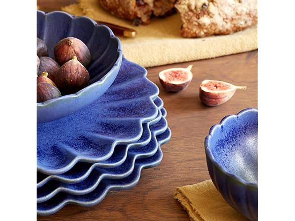 LEMIEUX ET CIE Dhalia 4-Piece Salad Plate Set