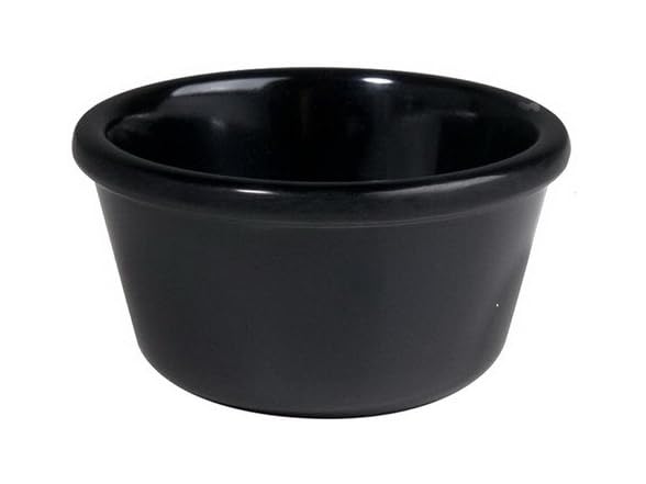 Winco Melamine Round Plain Smooth Unbrea